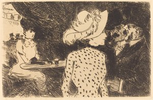 A Folies Bergere (elutasított tányér, második tányér) alkotó: Jean Louis Forain