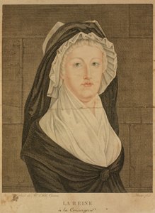Marie Antoinette a Conciergerie-ben fogolyként, 1793 alkotó: Jean Louis Prieur