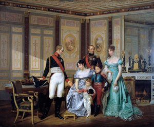 Josephine császárné bemutatja gyermekeit Sándor császárnak Malmaisonban, 1839-1879 alkotó: Jean Louis Victor Viger