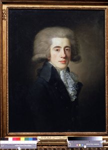 Nyikita Panin orosz alkancellár (1770-1837) portréja (Nikita Panin alkancellár portréja). Jean Louis Voille festménye (1744-1803 után). Olaj, vászon, 73,1 x 57 cm