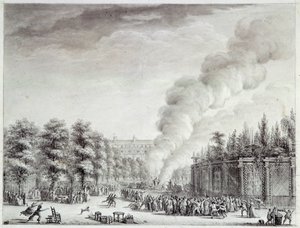 Francia forradalom: A pápa modellje leégett a Palais-Royalban, április 6