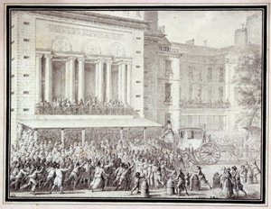 Az Opera kapuit bezárók: július 12 alkotó: Jean Louis the Younger Prieur