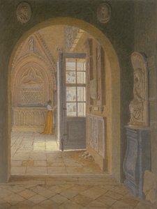 Szoba a Petits Augustins kolostorában (wc papíron)