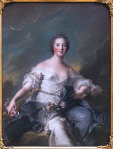 Német: Die Marquise de Baglion als Flora Marquioness of Baglion as Flora alkotó: Jean Marc Nattier