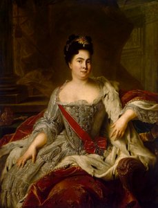 I. Katalin császárné portréja, 1684-1727, 1717. alkotó: Jean Marc Nattier