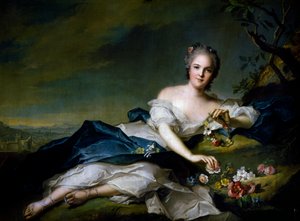 A francia Henrietta Maria portréja (Párizs alkotó: Jean Marc Nattier