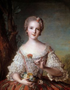 A francia Madame Louise (1737-1787), XV. Lajos király lányának portréja Jean-Marc (Jean-Marc) Nattier (1685-1766) festménye 1748 V 0,98x0,85 m