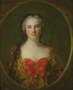 A portré feltehetően Louise-Elisabeth de La Chastre, de Dreux-Breze márquise, 1749