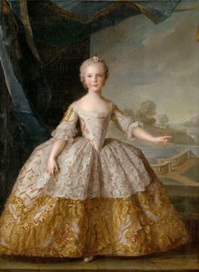 Izabella pármai hercegnő 1741-1763 gyermekként