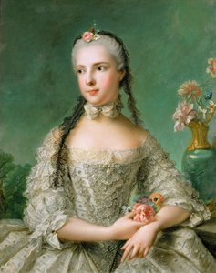 Rokokó: Izabella pármai hercegnő (1741-1763), Nattier osztrák főhercegnő portréja, Jean-Marc (1685-1766)