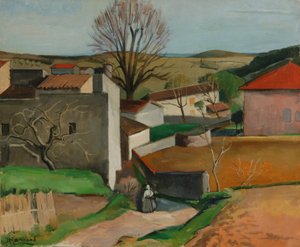 French Village (olaj, vászon)