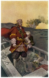 Henry Morgan (1635-1688) walesi kalóz és kalóz portréja J N Marchand (1883-1941) illusztrációja a „Sir Henry Morgan Buccaneer” 1903-ból