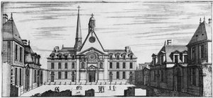Kilátás a Hopital des Incurables-ra