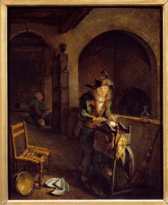 A kis daráló Jean Michel Grobon festménye (1770-1853) 1794 Lyon, Szépművészeti Múzeum