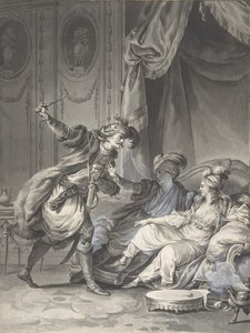 Ahogy ott voltak, megérkezik a bácsi, kb. 1778.