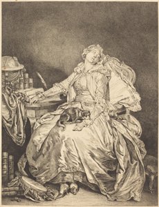 Az alvás filozófiája alkotó: Jean Michel Moreau after Jean Baptiste Greuze