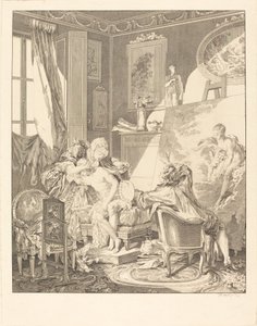 Az őszinte modell alkotó: Jean Michel Moreau after Pierre Antoine Baudouin