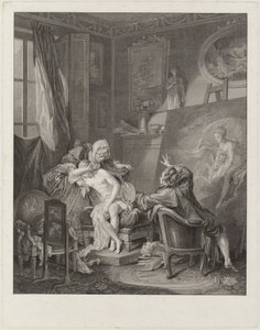 Az őszinte modell alkotó: Jean Michel Moreau and Jean Baptiste Blaise Simonet after Pierre Antoine Baudouin