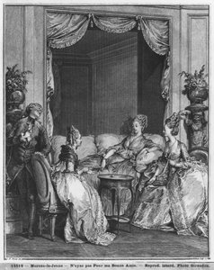 Ne félj, jó barátom, metszett: Isidore Stanislas Helman (1749-1809) 1776 alkotó: Jean Michel the Younger Moreau