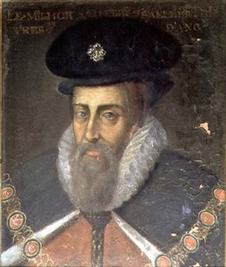 Robert Cecil (1563-1612 körül) Salisbury 1. grófja és Cranborne 1. algrófja portréja (olaj, tábla) alkotó: Jean Monier or Mosnier