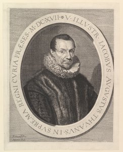 Jacques-Auguste de Thou, a parlament első elnöke. alkotó: Jean Morin