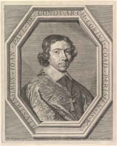 Jean-Francois-Paul de Gondy, Párizs érseke koadjutora, Retz leendő bíborosa. alkotó: Jean Morin