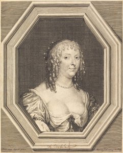Anne Sophie Herbert, Carnarvon grófnője alkotó: Jean Morin after Sir Anthony van Dyck