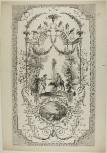 Feste Bacchique, 97. tábla "Antoine Watteau művei"-ből.