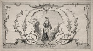 Flora kedvence, arabeszk alkotó: Jean Moyreau