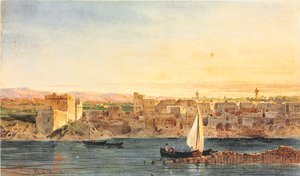 Konstantinápoly fenséges kikötője alkotó: Jean Nicolas Henri de Chacaton