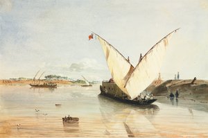Nílusi csónak alkotó: Jean Nicolas Henri de Chacaton