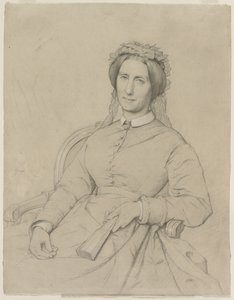 Madame Hippolyte Flandrin Aimée Ancelot, 1869. alkotó: Jean Paul Flandrin