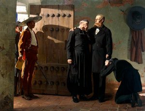 Maximilian mexikói császár a kivégzés előtt”, 1882.