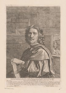 Nicolas Poussin portréja