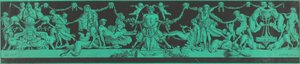 Bacchanale egyiptomi és klasszikus figurákkal alkotó: Jean Philippe Guy le Gentil, Comte de Paroy, after Charles Monnet