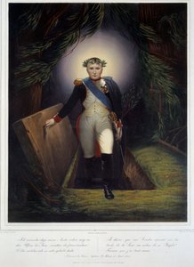 Portré I. Napóleon (1769 - 1821) lábán a sírjából. Jean Jacques Werner (1791-1849) és Jean Pierre Marie Jazet (1788-1871)