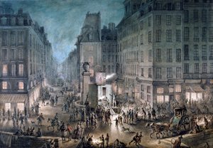 Felvonulás a Place de LEcole-on, 1823