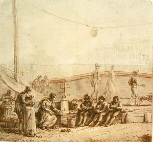 A kávéárus a Pont-Neuf-on, 1819