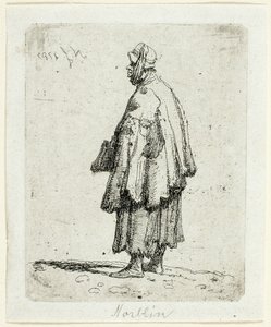 Koldus nő alkotó: Jean Pierre Norblin de La Gourdaine