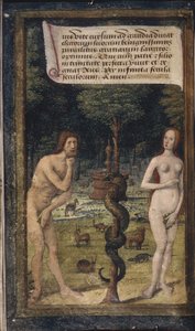 Ádám és Éva a Bastard Lettersből, kb. 1490-1510