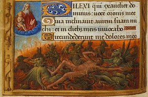 Órák könyve, Részlet: démonok által gyötört és Lázár lelke által figyelt merülések, c. 1500