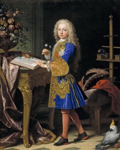 III. Károly spanyol gyermekként, 1724.