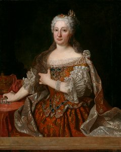 Maria Anne of Austria (1683-1754) (Marie Anne) - Maria Anna osztrák főhercegnő (1683-1754), portugál királynő portréja Ranc, Jean (1674-1735), c. 1729 - Olaj, vászon