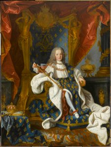 XV. Lajos 1710-1774 francia király portréja 9 évesen, 1719.
