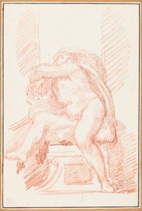 Ignudo a Sixtus-kápolna mennyezetéről alkotó: Jean Robert Ango
