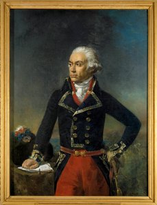 Charles Francois Dumouriez, a Northern Armee fővezérének portréja 1792 (1739-1823) Jean-Sebastien Rouillard (1789-1852) festménye 1835 V. 1,35x1 m.