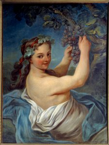 Jean Simon Berthelemy (1743-1811) Bacchante festménye, 19. századi Laon, Musee des Beaux Arts