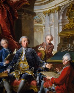 Monsieur Carre de Cande három fiával