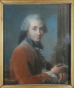 Jacques Gondouin de Folleville építész portréja 1737-1818 , c. 1780.
