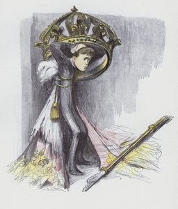 Kis Alfonz, Spanyolország királya (színes litó) alkotó: Jean Veber